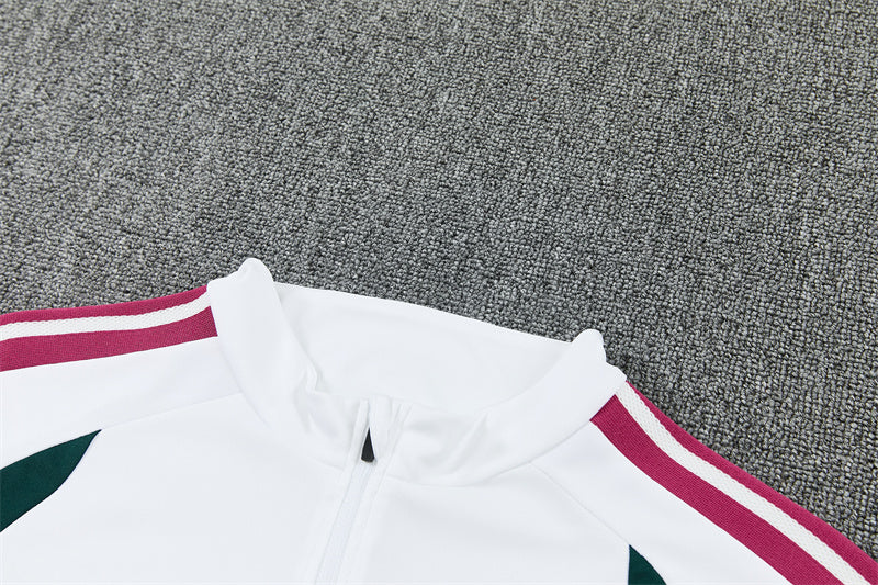 Chándal Real Madrid Blanco y Verde 2026/27 – Conjunto de Entrenamiento