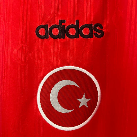 Camiseta Turquía Visita 1996 – Adidas Retro Roja