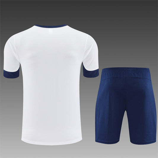 Conjunto corto Portugal blanco y azul 25/26