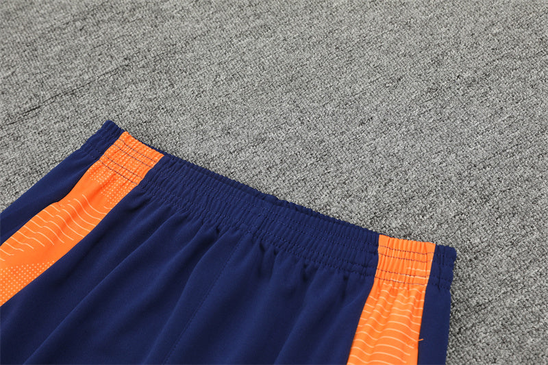 Chándal Oficial Juventus 24/25 - Edición Amarilla con Detalles en Azul y Naranja