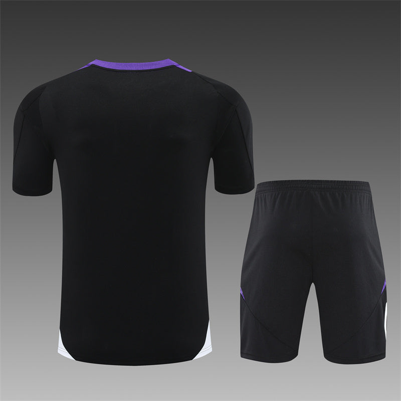 Conjunto Oficial Real Madrid 2024 - Diseño Negro y Morado