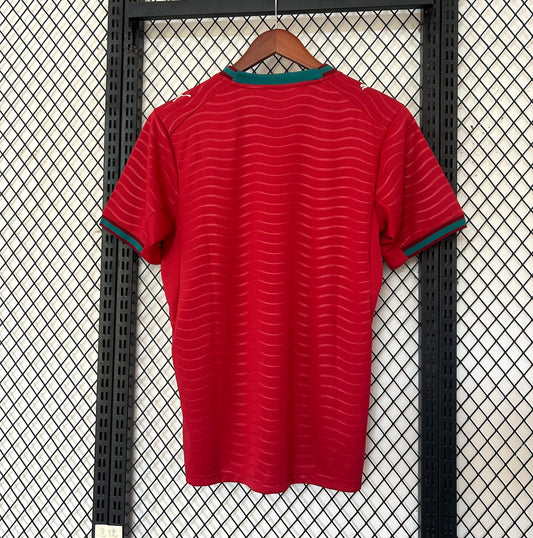 Camiseta Portugal 2025/2026 Local – Roja Diseño Ondas Premium