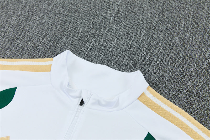 Chándal Italia 2025/2026 – Conjunto de Entrenamiento Blanco y Verde Edición Premium
