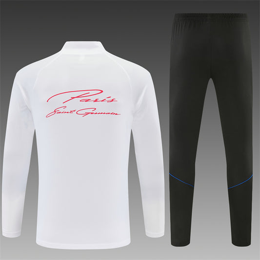 Chándal PSG Blanco y Negro 2026/27 – Nike – Conjunto de Entrenamiento