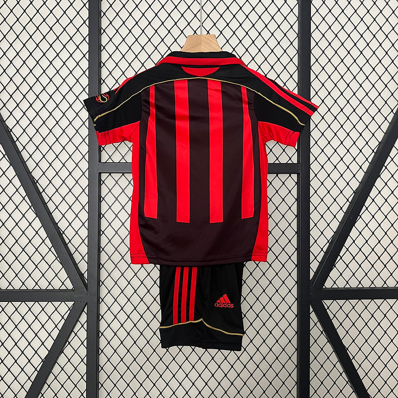 Conjunto Infantil AC Milan Retro Local – Era Bwin