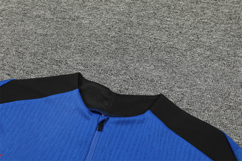 Chándal Oficial Corea del Sur 24/25 - Edición Azul con Detalles en Negro y Rojo