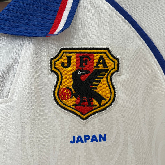 Camiseta Retro Japón 1998 – Segunda Equipación “White Flames”