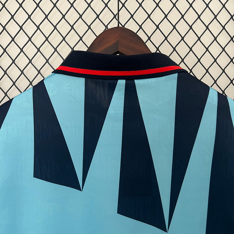 Camiseta Inglaterra Portero 1990 – Diseño Retro Azul Celeste