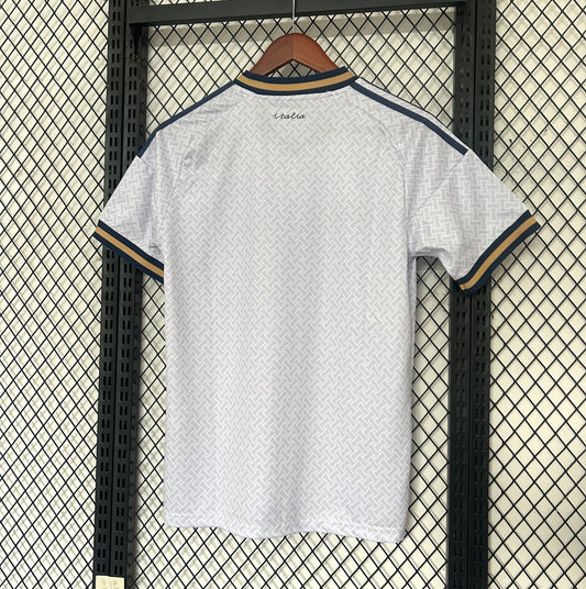 Camiseta Italia 2025/2026 Visitante – Blanca Detalles Dorados Premium