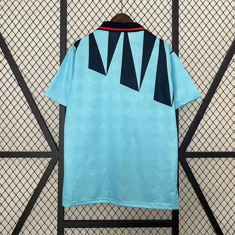 Camiseta Inglaterra Portero 1990 – Diseño Retro Azul Celeste