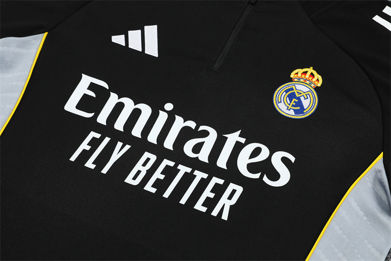 REAL MADRID – CONJUNTO DE ENTRENAMIENTO NEGRO 2025/26