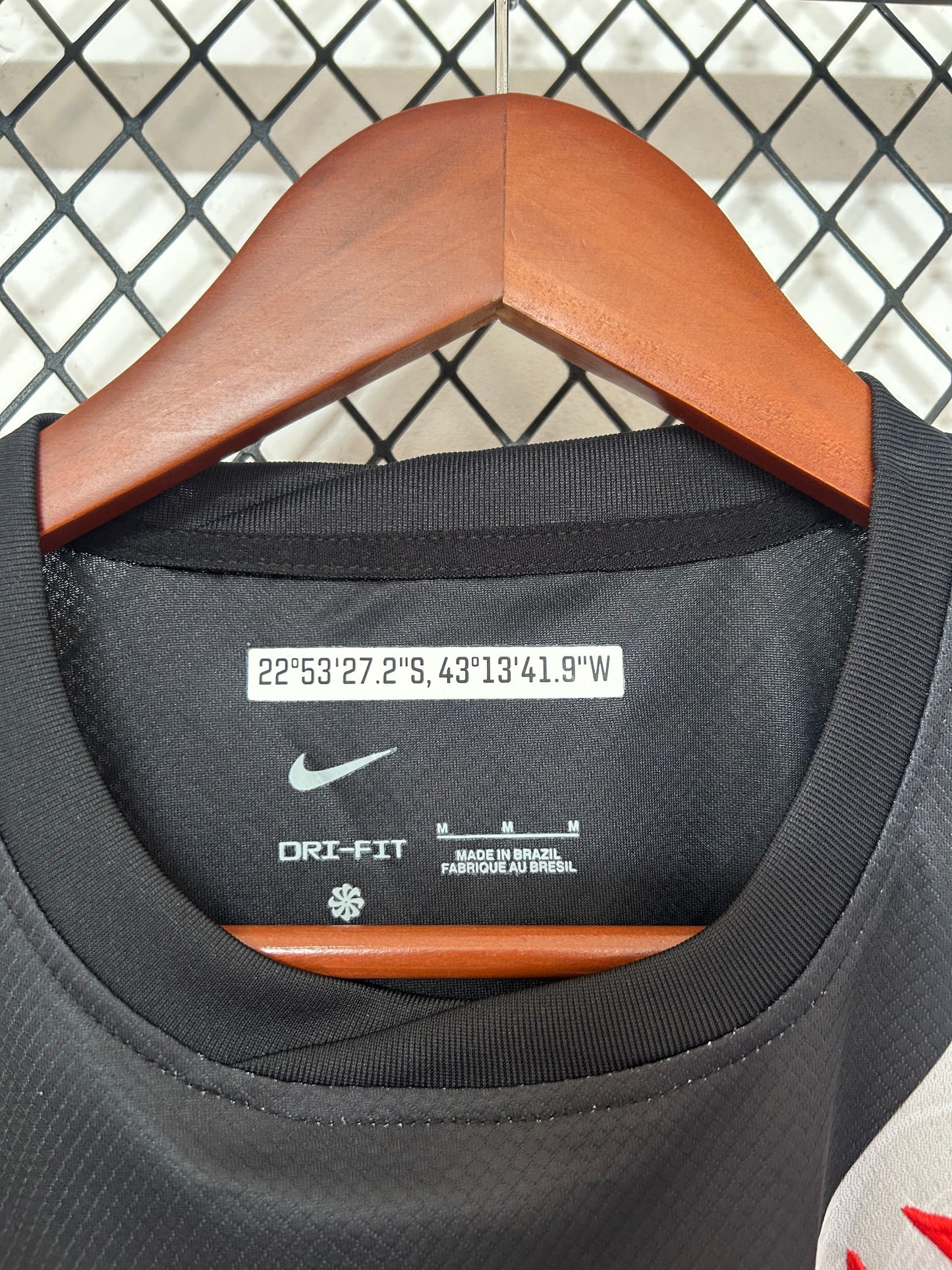 Camiseta Vasco da Gama 2026/2027 Local – Negra con Banda Blanca Oficial Nike