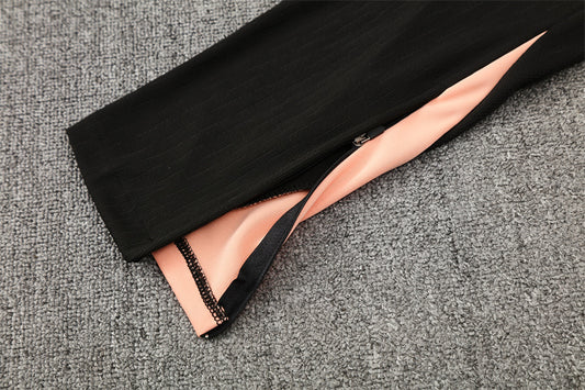 Francia – Chándal de Entrenamiento 2025/26 (Negro & Rosa palo)