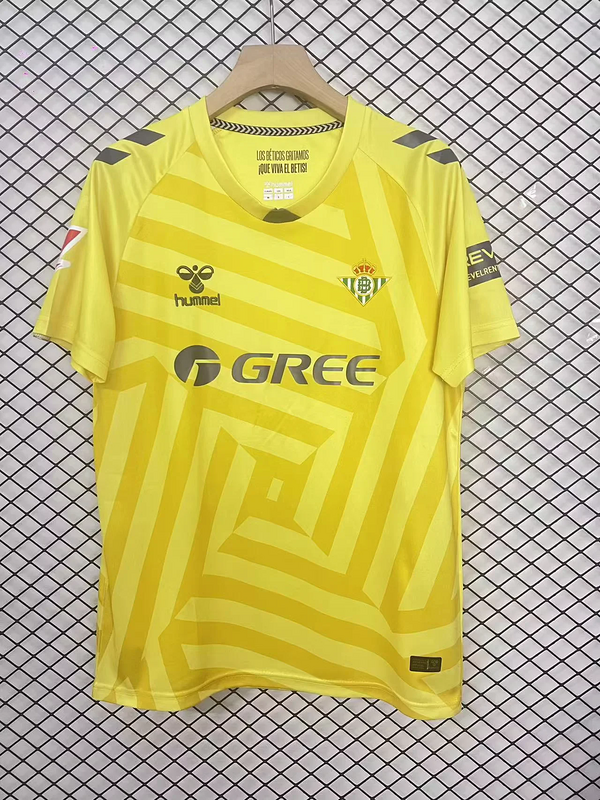 Camiseta Portero Real Betis Amarilla – Temporada 2025/26 (Oficial Hummel)