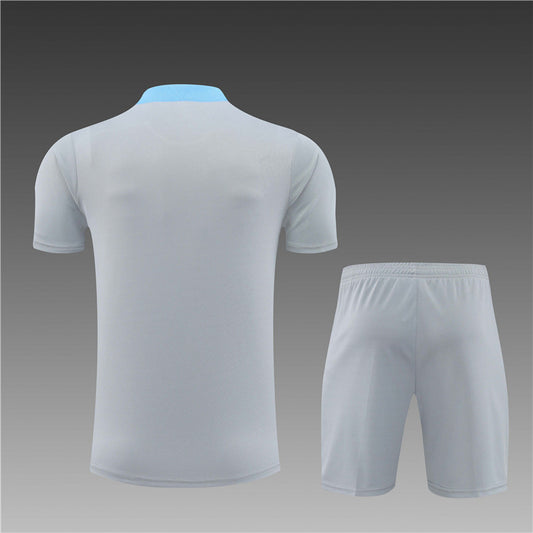 Conjunto Atlético de Madrid 24/25 – Edición Gris y Azul