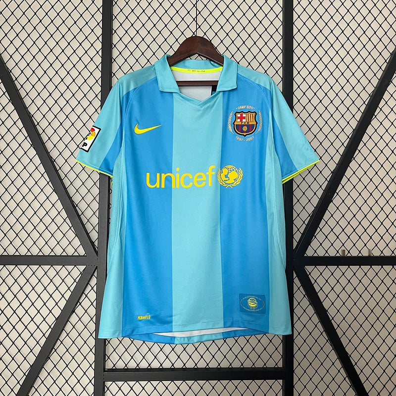 Camiseta FC Barcelona Suplente 2007-2008 – Nike Dri-FIT Edición Centenaria Camp Nou