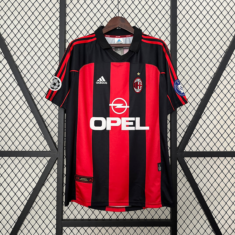 Camiseta AC Milan Local Champions League 2002-2003 – Adidas Opel