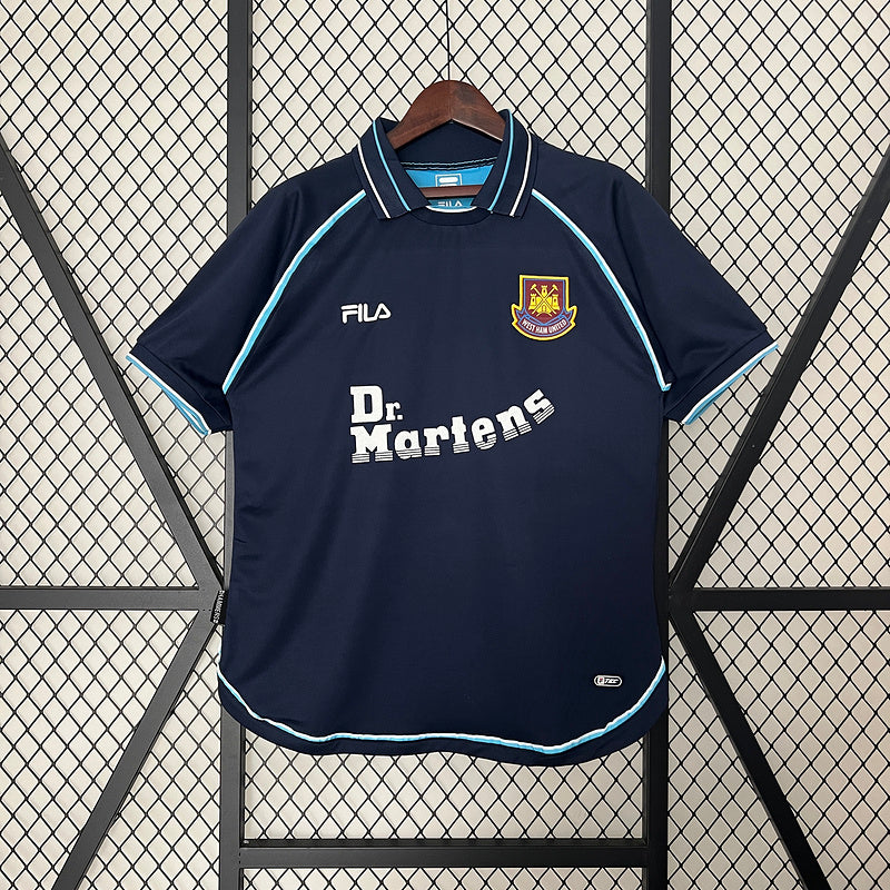 Camiseta West Ham United Visitante 2000-01 – Fila Dr. Martens