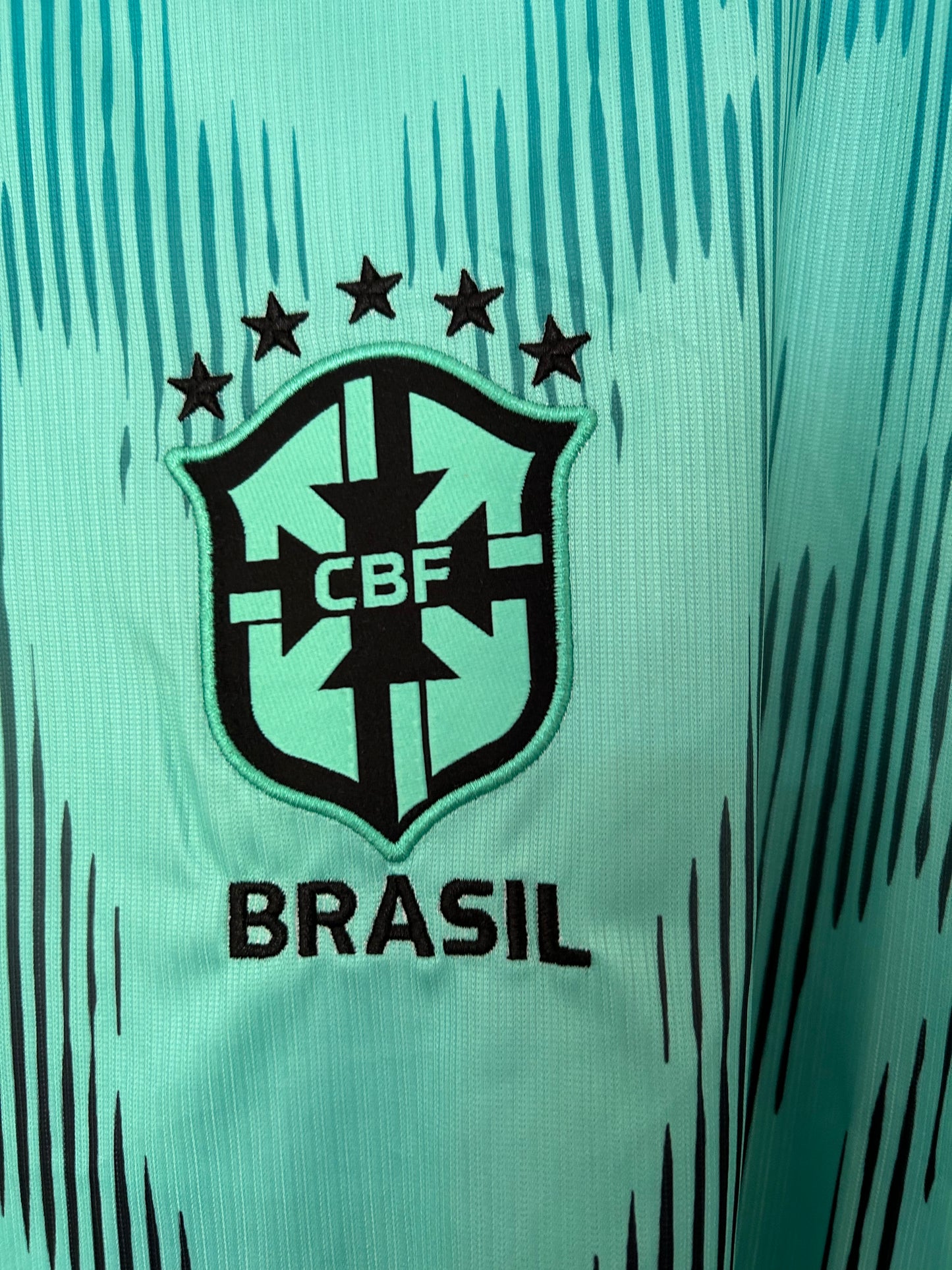 Camiseta Brasil Entrenamiento Verde Agua – Edición Jordan