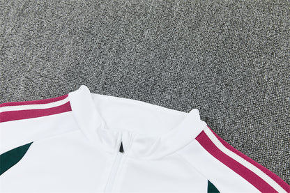 Chándal Real Madrid Blanco y Verde 2026/27 – Conjunto de Entrenamiento