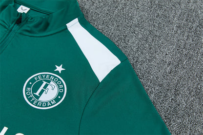 Chándal Feyenoord Rotterdam Entrenamiento 26/27 – Verde, Negro y Blanco