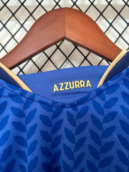 Camiseta Italia 2025/2026 Local – Azul Clásico Detalles Dorados