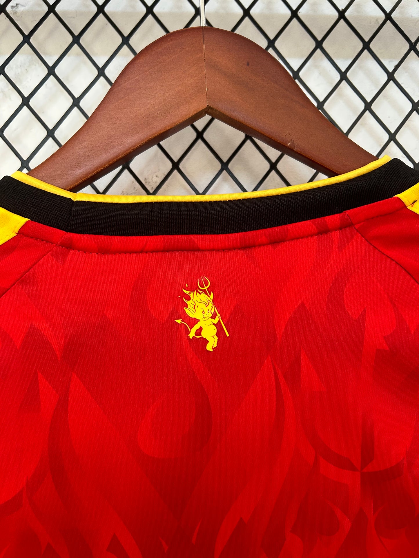 Camiseta Bélgica 2025/2026 Local – Roja Detalles Dorados Premium
