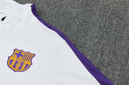 Chándal FC Barcelona Blanco y Negro 2026/27 – Conjunto de Entrenamiento