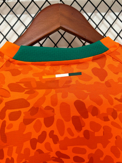 Camiseta Costa de Marfil 2025/2026 Local – Naranja Oficial