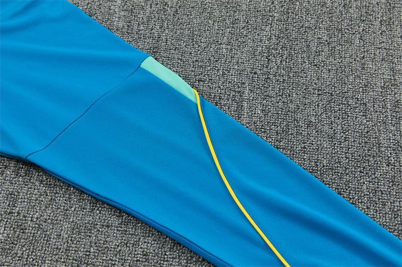 Conjunto Brasil 2026/2027 – Azul/Verde Entrenamiento