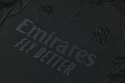 Conjunto Real Madrid 2026/2027 – Negro Total Entrenamiento