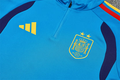 Chándal Selección Española Entrenamiento 2026/27 – Azul Celeste y Azul Marino