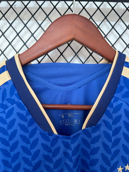 Camiseta Italia 2025/2026 Local – Azul Clásico Detalles Dorados