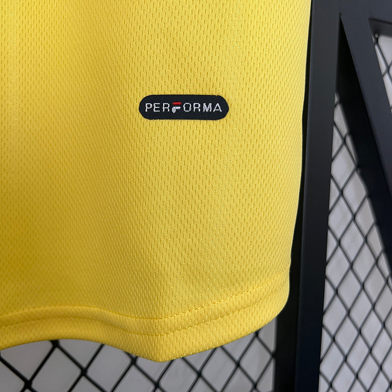 Camiseta Escocia Suplente 2002 – FILA ClimaTech Amarilla