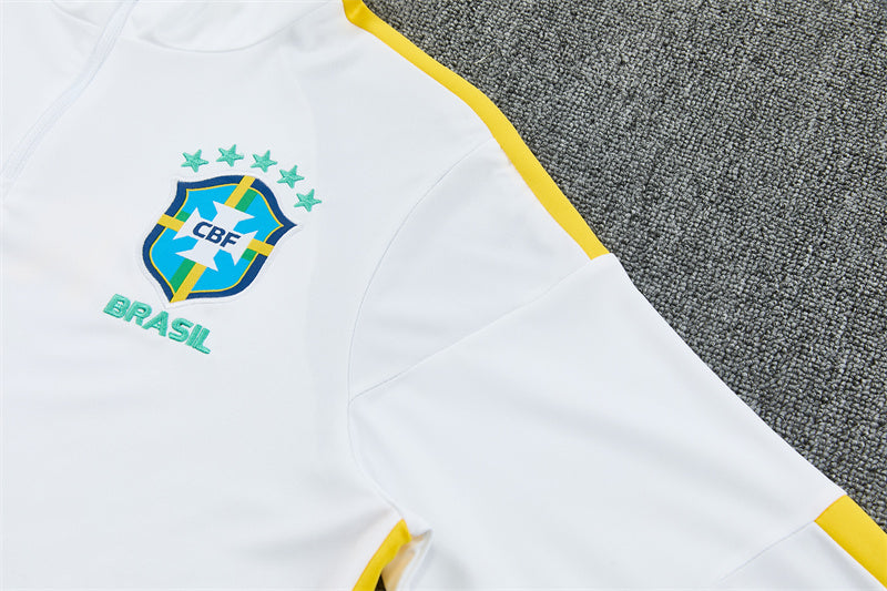 Chándal Brasil Blanco y Negro – Jordan – Conjunto de Entrenamiento