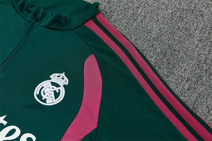 Chándal Real Madrid Verde y Rosa – Adidas – Conjunto de Entrenamiento