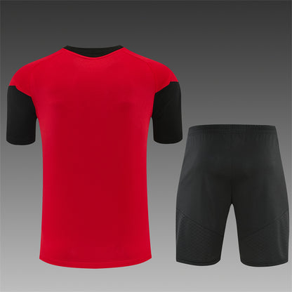 Conjunto Manchester United Entrenamiento Rojo y Negro 26/27