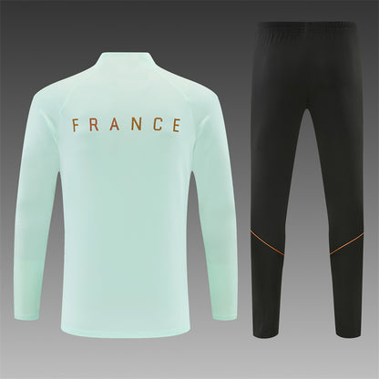 Chándal Francia Verde Claro y Negro 2026/27 – Nike – Conjunto de Entrenamiento