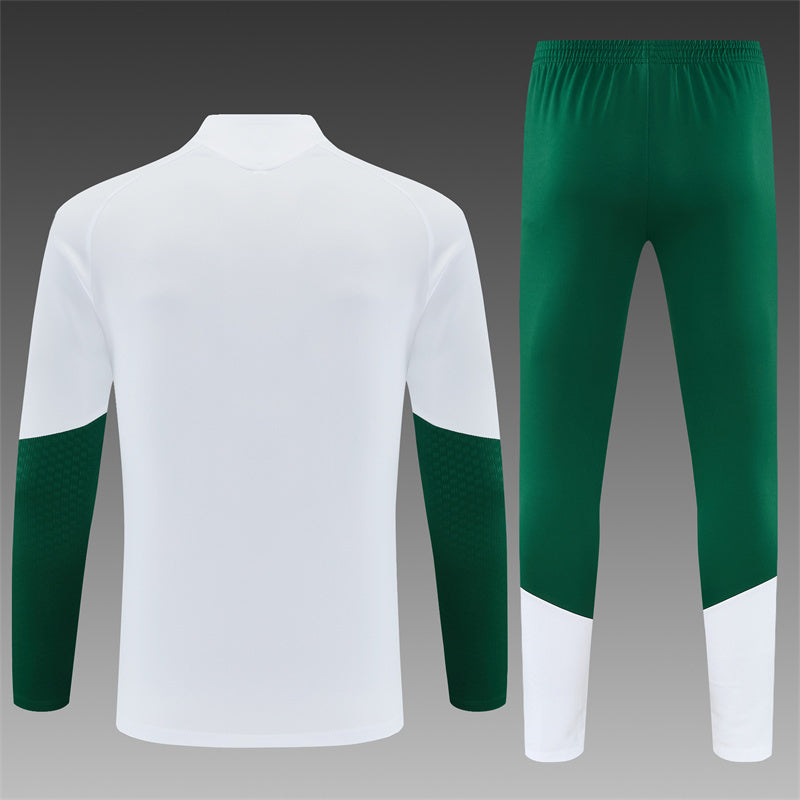 Chándal Italia 2025/2026 – Conjunto de Entrenamiento Blanco y Verde Edición Premium