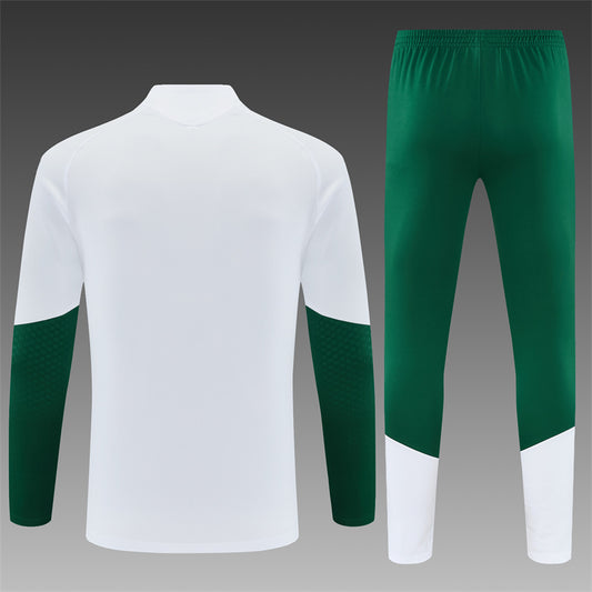 Chándal Italia 2025/2026 – Conjunto de Entrenamiento Blanco y Verde Edición Premium