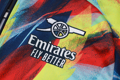 Chándal Arsenal 2025/2026 – Edición Multicolor “Fire Motion”