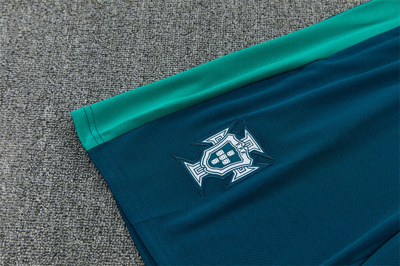 Conjunto Portugal 2026/2027 – Verde Estampado Entrenamiento