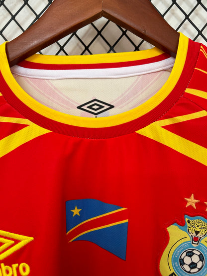 Camiseta RD Congo 2025/2026 Alternativa – Roja Oficial