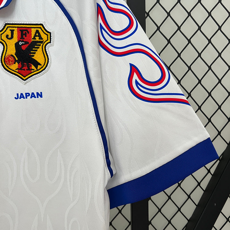 Camiseta Retro Japón 1998 – Segunda Equipación “White Flames”