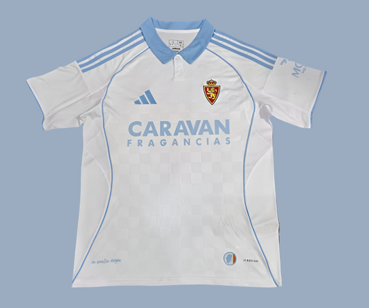 Camiseta Oficial Real Zaragoza 25/26 – Primera Equipación