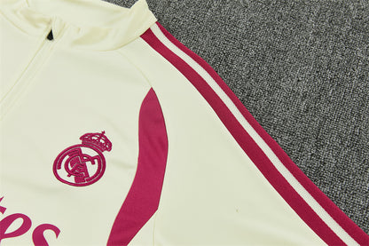 Chándal Real Madrid Crema 2026/27 – Conjunto de Entrenamiento