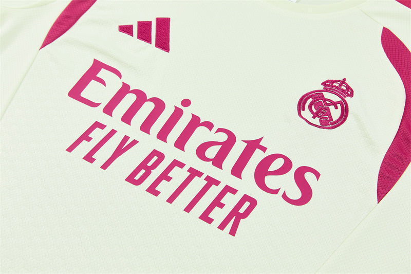 Conjunto Real Madrid Entrenamiento Blanco y Rosa 26/27