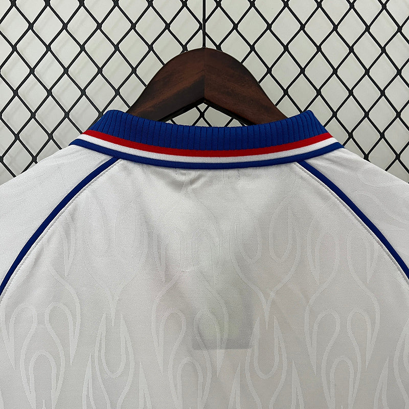 Camiseta Retro Japón 1998 – Segunda Equipación “White Flames”