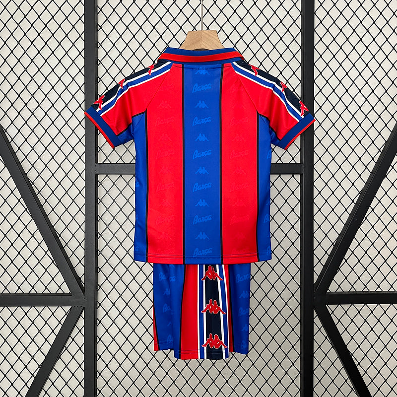 Conjunto Infantil FC Barcelona Retro Años 90 – Kappa Oficial