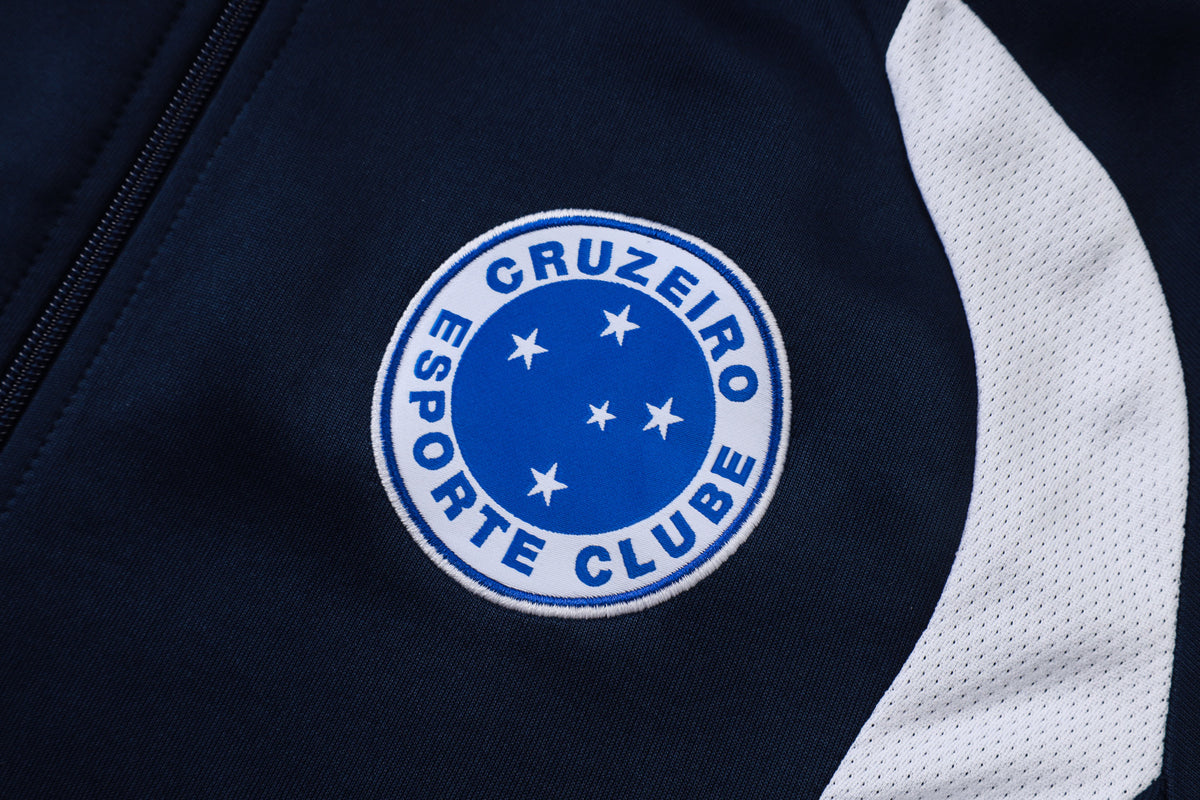 Chándal Cruzeiro Entrenamiento 26/27 – Azul Marino, Azul y Blanco